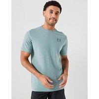 Under Armour Mens Training Sportstyle Left Chest Logo T-Shirt - Green