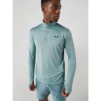 Under Armour Mens Training Tech Utility 1/4 Zip Top - Green