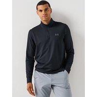 Under Armour Mens Golf Matchplay 1/4 Zip - Black