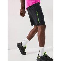 Under Armour Mens Training Tech Woven Wordmark Shorts - Black
