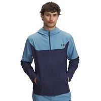Under Armour Mens Training Tech Utility Woven Jacket - Blue