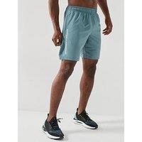Under Armour Mens Training Tech Woven Wordmark Shorts - Green