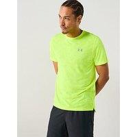 Under Armour Mens Running Launch Camo T-Shirt - Yellow