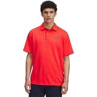 Under Armour Mens Golf Tech Polo - Red