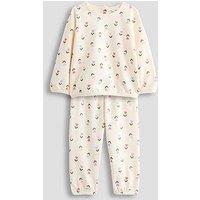 The Very Collection Baby Girls Tulip Print Jog Set - Cream