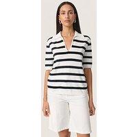 Soaked In Luxury Spina Pullover Top - White