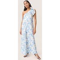 Soaked In Luxury Becca One Shoulder Maxi Dress - Blue