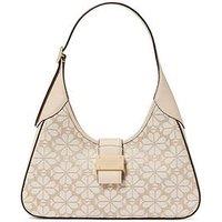 Kate Spade New York Flower Jacquard Flower Jacquard Nouveau Small Shoulder Bag - Beige
