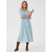 Cream Tiah Shirt Dress - Multi
