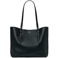 Kate Spade New York Do It All Fine Grain Leather Large Tote - Black