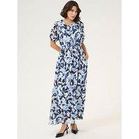 Kaffe Elina Maxi Dress - Blue