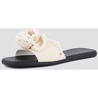 Kate Spade New York Flourish Canvas Flat Sandal