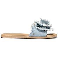 Kate Spade New York Flourish Denim Flat Sandal