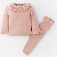 The Very Collection Fluted Sleeve Legging Set - Pink