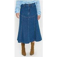 Saint Tropez Joann Denim Skirt - Blue