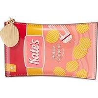 Kate Spade New York Snack Time Embossed Patent Pu Card Case Wristlet