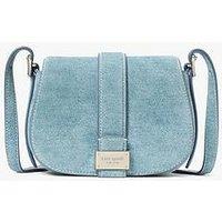 Kate Spade New York Nouveau Denim Suede Mini Saddle
