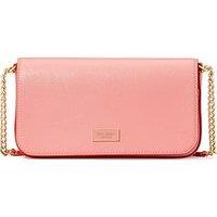 Kate Spade New York Serena Saffiano Leather W Pop Edgepaint Flap Chain Wallet