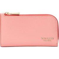 Kate Spade New York Devin Saffiano Leather W Pop Edgepaint Small Slim Bifold Wallet