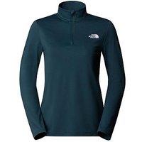 The North Face Womens Flex 1/4 Zip Tee Slim - Blue