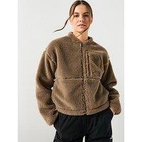 The North Face Women'S Extreme Pile 2 Full Zip Jacket - Brown