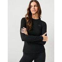 The North Face Women'S Easy Long Sleeve Crew Neck - Black