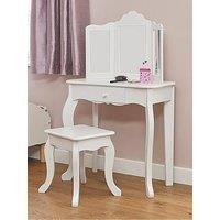 Liberty House White Vanity Table And Stool