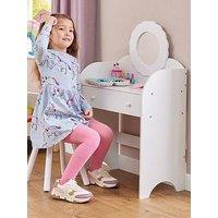 Liberty House White Dressing Table And Stool