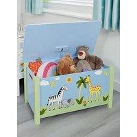 Liberty House Kids Safari Toy Box - Blue