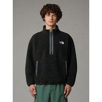 The North Face Men'S Fleeski 1/4 Zip Pull Over Fleece Top - Black