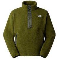 The North Face Men'S Fleeski 1/4 Zip Pull Over Fleece - Green
