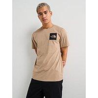 The North Face Mens S/S Fine T-Shirt - Beige