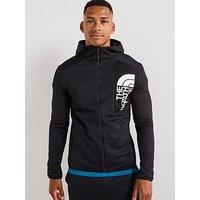 The North Face Men'S Merak Full Zip Hoodie - Black/White