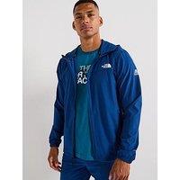 The North Face Men'S Mountain Athletics Hooded Wind Jacket - Blue