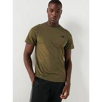The North Face Men'S S/S Box Nse Edge Of Light Infill T-Shirt - Brown