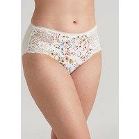 Miss Mary Of Sweden Fauna Floral Panties - Champagne