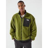The North Face Men'S Yumiori Reversible Fleece Jacket - Green/Black