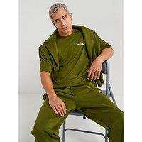 The North Face Mens Short Sleeve Essential Oversize Tee - Khaki
