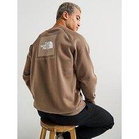 The North Face Men'S Raglan Box Nse Crew - Brown