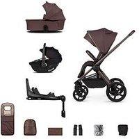 Venicci Upline 2 Se - 3In1 Bundle Plus Tiago Beige Car Seat And 360 Base - Burgundy
