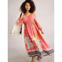 White Stuff Imogen Midi Dress - Pink