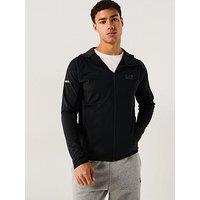 Ea7 Emporio Armani Vigor7 Full Zip Hoodie - Black