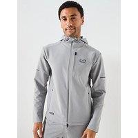 Ea7 Emporio Armani Ventus7 Technical Full Zip Hoodie - Grey