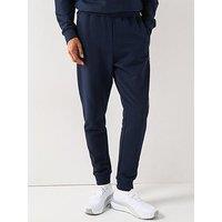 Ea7 Emporio Armani Train Logo Series Large Logo Joggers - Navy