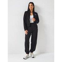Ea7 Emporio Armani Zip Through Hoodie Tracksuit - Black