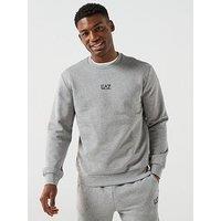 Ea7 Emporio Armani Core Id Logo Crew Sweatshirt - Grey