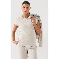 Adidas Sportswear Womens Essentials Linear Cotton T-Shirt - Beige