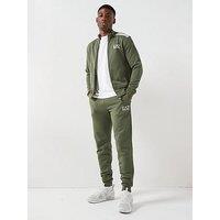 Ea7 Emporio Armani Train 7 Lines Large Logo Tracksuit - Green
