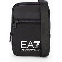 Ea7 Emporio Armani Train Core Logo Small Crossbody Bag - Black