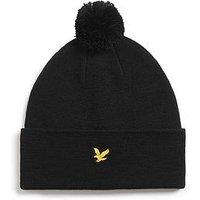 Lyle & Scott Golf Mens Merino Blend Beanie - Black
